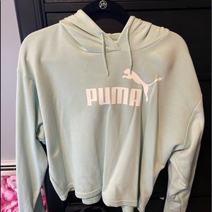 Teal Puma hoodie